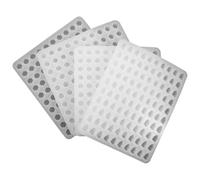 WRITWAA 4pcs Silicone Wax Seal Stamp Mold Reusable Wear-Resistant Craft Making Tool for DIY Lovers