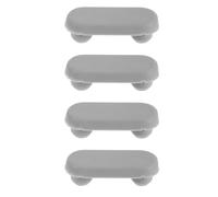 WRITWAA 4pcs Toilet Seat Bumpers Replacement Pads with Stable Support and Shock Absorption, TPE Material Quiet Close Bathroom Seat Bumpers for Noise Reduction and Lid Protection