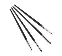 WRITWAA 4pcs Women Eyeliner Brush Set Portable Precision Eye Liner Makeup Applicators for Delicate Eye Makeup Easy Application Compact Design