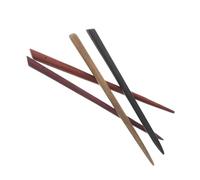 WRITWAA 4pcs Wooden Hair Pins for Women, Non-slip Smooth Surface Hair Sticks with Protective Finish, Classic Minimalist Design, for Everyday Wear and Cultural Dance