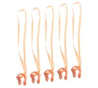 WRITWAA 5 Pack Swim Nose Clip with Cord, Silicone Plugs for Adults