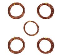 WRITWAA 5 Rolls Aluminum Bonsai Wire 1/1.5/2.0Mm Metal Garden Training Wire for Bonsai Tree Shaping and Green Plant Support in Orchard and Climbing Frame Gardening