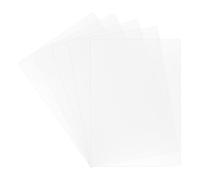 WRITWAA 5 Sheets A3 Plastic Desk Writing Pads for Students, Office Exam Boards, Made of Sturdy Pp Material, Improves Reading Speeds and Accuracy, Reduces Visual Stress, for Study