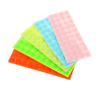 WRITWAA 5 Sheets Braille Bump Dots Stickers for Visually Impaired Repositionable Silicone Raised Tactile Dots with No Residue for Wood and Home Appliances Everyday Labeling for Independent