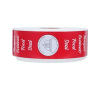 WRITWAA 500pcs Red Tamper Evident Security Stickers with Strong Adhesive for Package Sealing and Anti-Counterfeit Protection Void Labels for Office and Use