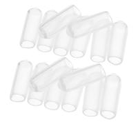 WRITWAA 500Pcs Rubber Wire Rack End Caps 5Mm Inner Diameter Hanger Hook Protector Covers for Clothing Damage Prevention and Dust Protection