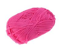 WRITWAA 50g Milk Cotton Yarn for Knitting and Crochet, Super Soft Chunky Yarn Made from Milk, Cotton, and Cashmere, Machine Washable, for DIY Scarves and Hats in Pink