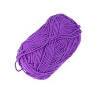 WRITWAA 50g Purple Milk Cotton Yarn for Knitting and Crochet, Warm and Machine Washable Chunky Yarn Suitable for Scarves and Shawls, for Needle Felting and Christmas