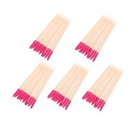 WRITWAA 50pcs Disposable Cuticle Pusher Wooden Nail Sticks for Cuticle Pushing and Sanding Dual-ended Manicure Pedicure Detailing Tools for Diy Use