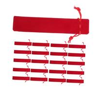 WRITWAA 50pcs Drawstring Pen Pouch Soft Lint-Drawstring Bags for Fountain Pen Pouch Writing Tools Small Pencil Case Stationery Storage Case