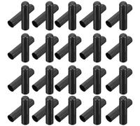 WRITWAA 50pcs Metal Shoelace Tips Aglets for Shoelaces DIY Shoe Lace Accessories Cord Ends 5mm X 20mm Gunmetal Color Suitable for Trouser Belt and Shoe Strings