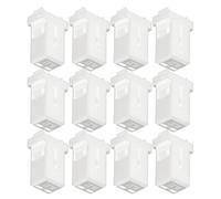 WRITWAA 50pcs Plastic Garbage Can Push-button Buckles with Self-locking Feature and Smooth Surface, Sturdy Replacement Lid Latch for Home and Park Waste Bins
