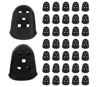 WRITWAA 50pcs Reusable Fingertip Protectors for Nails and Fingers, Plastic Individual Finger Covers for Uv/led Nail Lamp, for Home and Professional Manicure Use