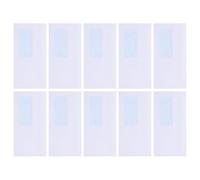 WRITWAA 50pcs Self-Seal Business Envelopes Dl Size 115x225mm with Left Window for Secure Mailing and Invitations