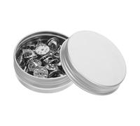 WRITWAA 50pcs Silver Metal Brooch Pin Backs Butterfly Clutch Replacement for Lapel Pins Hats Jewelry with Storage Box, Suitable for DIY Craft Projects and Accessories
