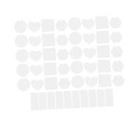 WRITWAA 50Pcs Transparent Acrylic Tags Sublimation Key Chains Blanks Bulk DIY Keychain Blanks for Crafting Bag Charms and Decorative Keyrings