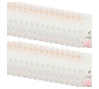WRITWAA 50pcs Vintage Floral Invitation Envelopes Set with Water Lily Pattern, Paper Material, Smooth Surface and Easy to Seal, for Wedding Invitations and Personal Use