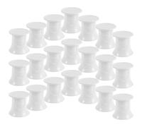 WRITWAA 50pcs White Plastic Toothpaste Caps with Screw Flip Lid, Single Hand Operation and Freshness Preservation, Practical Bathroom Accessory for Travel and Home Organisation