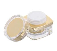 WRITWAA 5g Empty Cream Bottle Set Travel Storage Dispenser for Cosmetics Refillable Acrylic Sample Containers Leak-proof Design for Skincare