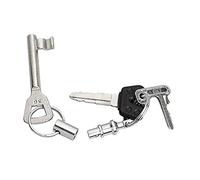 WRITWAA 5pc Quick Release Double Ring Keychain Detachable Buckles Outdoor Keyring Handmade Modern Design for Girls and Women