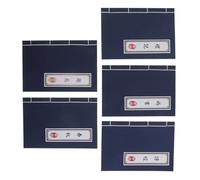 WRITWAA 5pcs Ancient Script Cover Notebooks Set, Blank Pages Chinese Style Journals for Writing, Drawing, Note Taking, Vintage Thread-bound Craft Notebooks for Students and Artists