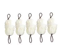 WRITWAA 5pcs Bath Loofah Gentle Exfoliating Body Scrubber for Household Use for Massaging Skin and Promoting Circulation for and Self-Care