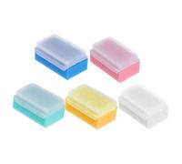 WRITWAA 5pcs Bathing Sponge Brushes Soft Massage Scrubbers for Newborns Premature Boy Girl Gentle Skin Care Multi-Color Suitable for Swimming Pool and Family Bath Use
