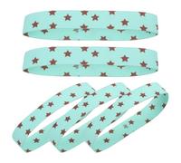 WRITWAA 5pcs Elastic Band Notebook Page Holder for A7 M5 Journals, Polyester Stretchy Cord with Stars Pattern, Stylish Accessory for Daily Notes and Outdoor Use
