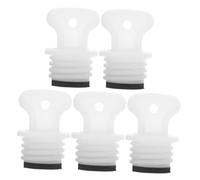 WRITWAA 5pcs Hot Water Bottle Sealing Plugs Leakproof Rubber Caps Safety Stoppers for Warm Water Bags Prevent Leakage Secure Fit Compact and Portable Replacement Parts