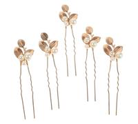 WRITWAA 5pcs Luxury Vintage Hairpin Pearl Mesh Hair Accessories for Bridal Wedding Hair Pins for Women