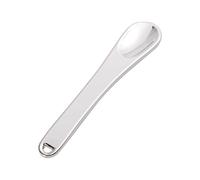 WRITWAA 5Pcs Metal Makeup Spatula Mini Beauty Scoop for Face Mask Application Silver Skincare Spoon for Mixing and Applying Creams Lotions and Facial Masks