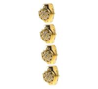 WRITWAA 5pcs Modern Finger Watch Ring Watch Elegant Retro for Ladies and Men Small Decorative Dial