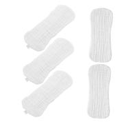 WRITWAA 5pcs Pure Cotton Diapers Reusable Diaper Liners Soft Breathable for Newborns Pee Covers White for Months