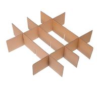 WRITWAA 5pcs Shipping Box Dividers Cardboard Packaging for Glassware Moving Protection Small Compartment Sturdy Transport Organizer