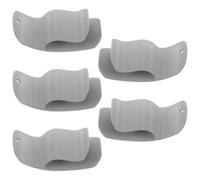 WRITWAA 5pcs Super Small Shoehorns for Travel - Portable Plastic Shoe Helper Assist Tool - Compact Shoe Spoon Boot Horn Helper Clip On Design