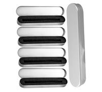 WRITWAA 5pcs Tinplate Storage Can Pen Box Rectangular Metal Pen Wrapping Box Lightweight Simple and Elegant Look Better Protected Home Storage for Students
