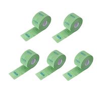 WRITWAA 5rolls Neck Paper for Disposable Neck Strip Barber Paper Wrap Strips Safe Odorless for Salon