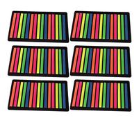 WRITWAA 6 Books of Assorted Colour Reading Strips Pet Sentence Highlight Stickers, Lightweight Professional Index Tabs that Help Focus and Concentration and People with Dyslexia