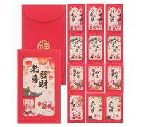 WRITWAA 60 Pcs Chinese Red Envelopes Year the Horse Red Packets for Spring Festival with Creative Cartoon Pattern and Paper Material, for Gifting Cash and Family Gatherings