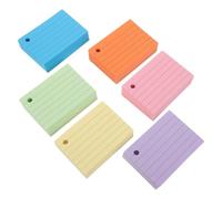 WRITWAA 600pcs Punched Paper Index Cards with Smooth Writing Surface, Standard Size Flashcards Providing Ample Space for Notes, for On-the-go Study and Office Use