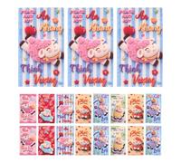 WRITWAA 60pcs Vietnamese New Year Red Envelopes Paper Red Packet for Spring Festival with Year the Sheep Theme and Authentic Southeast Asian Motifs to Protect Cash and Celebrate