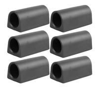 WRITWAA 6pcs Anti Tipping Wheelchair Stabilizer - Plastic Wheelchair Rear Anti-Tip Devices - Shock Absorbing Non Slip Rear Tube Cap Sleeve for Mobility Aid Chairs