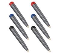 WRITWAA 6pcs Digital Whiteboard Touchscreen Pens - Passive Infrared Stylus with Felt Tips in Black, Red, and Blue - School and Meeting Interactive Touch Pointer for Smartboards