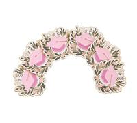 WRITWAA 6pcs Graduation Cap Lapel Pins Zinc Alloy Stylish Academic Badge Accessories for High School College Class of Graduation Season Celebration