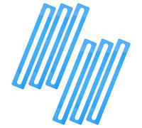 WRITWAA 6pcs Guided Reading Strips Highlight Strips for Reading Dyslexia Overlays for Boys and Girls Ruler for Home Study