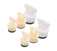 WRITWAA 6pcs Hot Water Bottle Stopper Heat Resistant Rubber Screw Caps Leakproof Replacement Sealing Plugs for Hot Water Sack Bags