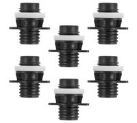 WRITWAA 6pcs Inflatable Boat Air Valve Adapter, High Pressure PVC Connector | Inflatable Kayaks and Tubes, Sturdy Screw-on Design, Travel Kit Carry, Multi Colour