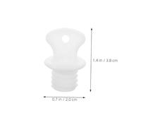WRITWAA 6pcs Leakproof Hot Water Bottle Stoppers Plastic Replacement Caps Fit Warm Water Bag Lid for Extended Heat Retention and Spill Prevention