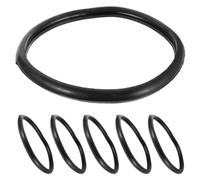 WRITWAA 6pcs Oxygen Cylinder Anti Collision Bumper Ring - Heavy Duty Rubber Tank Protector - Black Rubber Bands for Industrial and Home Gas Cylinder Safety 9" X 0.7"