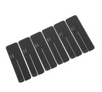 WRITWAA 6pcs Phone Kickstand Attachment Self Adhesive: Ultra-Thin Cell Phone Holder, Horizontal Horizontal Use, Invisible Foldable, Compact Design, Black